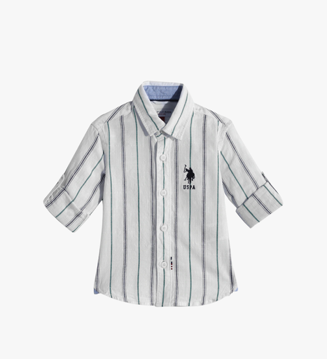 [P-00001657] Solid Cotton Casual Shirt